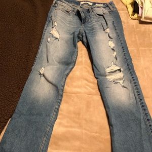 Hollister low rise boot jeans
